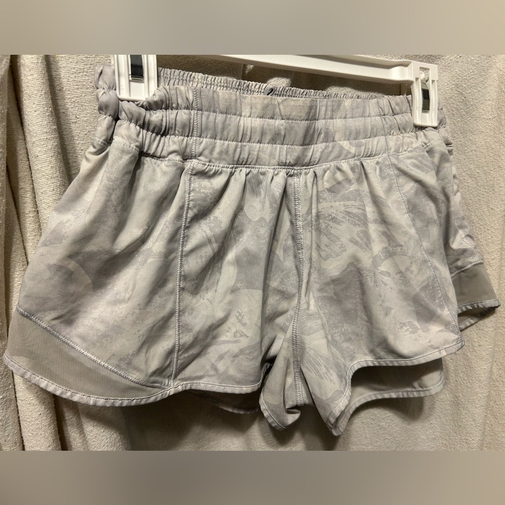 Lululemon Athletica Light Gray Athletic Shorts